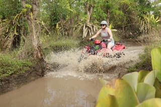Bali Adventure via Quad Bike Ride ATV Solo Drive in Ubud Private Experience