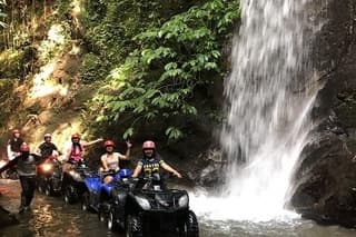 Private Bali ATV Ride waterfall and Thunel best Track