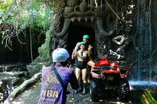 Bali ATV Ride Ubud Waterfall, Ricefield,River,Barong Cave, Lunch