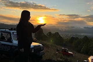Mount Batur 4x4 Jeep Sunrise with Cepung Waterfall Delight Tour
