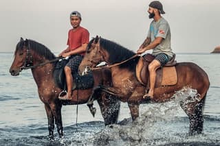Horse Riding Experience on Black Sand Beach Bali