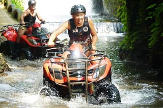 ATV Quad Bike Adventure Tunnel Cave Muddy Trail with Lunch