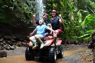ATV Quad Bike Bali with Waterfalls, Tunnel & Gorilla Statue Track