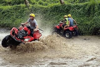 Ubud ATV Jungle, Rice Fields & Gorila Cave Tunnel with Meal