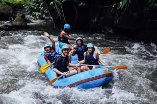 Bali Ubud White Water Rafting Tour with Group Transfers and Lunch
