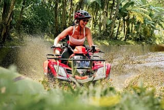 Bali Ubud Gorilla Cave ATV Quad Bike Adventure with Meal and Pool