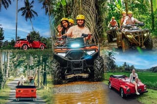 Explore Bali with Private ATV Ride + Tour with VW Car