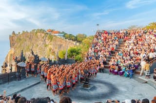 Kecak Fire and Dance Show at Uluwatu Temple Entry Ticket