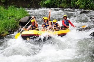 Ubud White Water Rafting with Meal and Optional Hotel Transfer