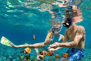 Blue Lagoon Snorkeling and Tegenungan Waterfall Tour with Lunch