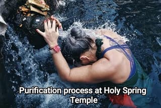 Purification at Holy Spring Temple