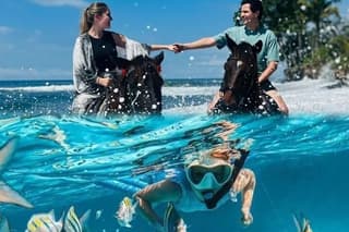 Private Bali Horse Ride and Snorkeling all include