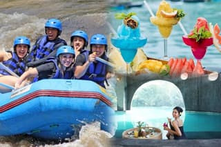 Bali White water Rafting with Infinity Pool ubud
