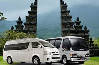 Bali big Van charter with English speaking Driver - Private group