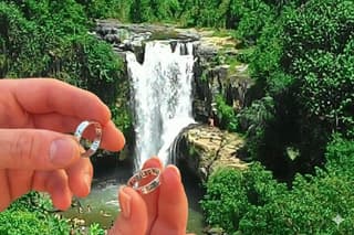 Bali Silversmithing Workshop, Temple and Waterfall -All inclusive