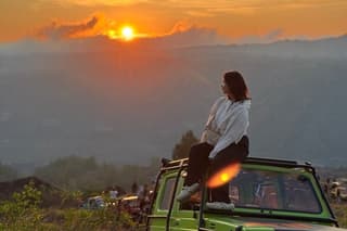 Sunset Jeep Tour at Mount Batur Scenic Views and Local Insights