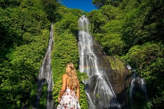 North Bali Floating Lake temple and Rice Terrace UNESCO Site