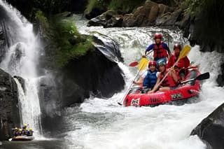 Ayung River Rafting and Aloha Swing Adventure with Lunch in Bali