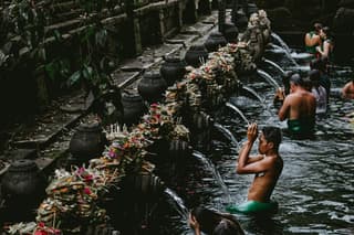 Ubud Holy Spring Purification Experience at Mengening Temple