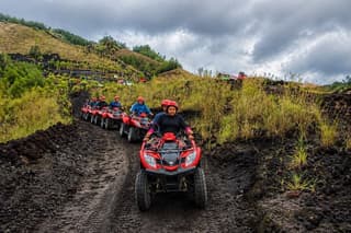 Mount Batur Black Lava ATV and Rice Terrace