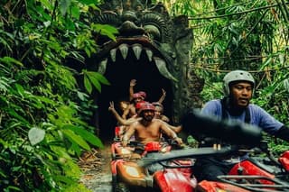 Ubud: ATV Quad Bike, White Water Rafting, and Monkey Forest Tour