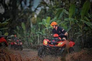 Ubud Gorilla Cave Tunnel ATV and Beji Guwang Hidden Canyon