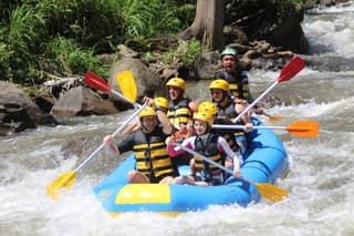 Ubud Gorilla Cave ATV and Ayung River Rafting Experience