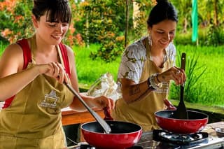 Ubud: Balinese Cooking Class & Market Tour with Rice Field View