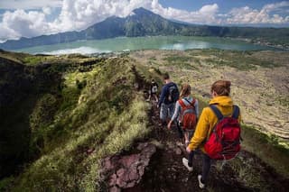 Mount Batur Sunrise Hike Hot Spring Akasa Cafe and Jungle Swing