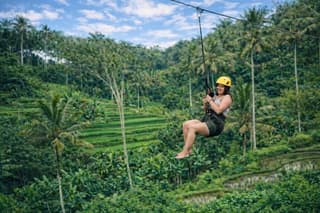 Ubud Gorilla Cave ATV with Jungle Zipline
