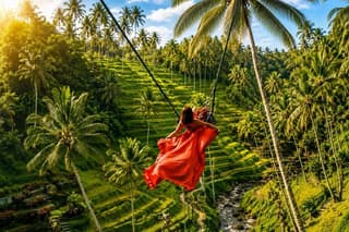 Bali Swing, Monkey Forest & Ubud Waterfalls - Private Tour