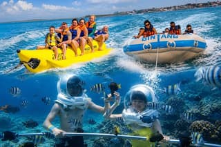 Bali Sea Walker,Donut Boat and Banana Boat with Hotel Transfers