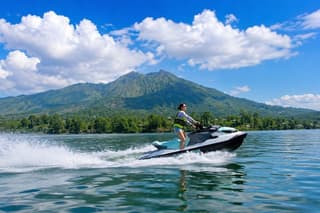 From Ubud Lake Batur Jet ski Adventure