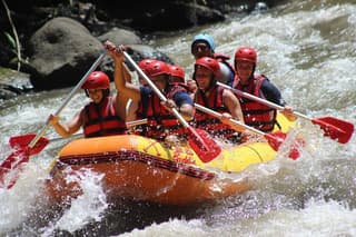 Half Day White Water Rafting Adventure from Bali