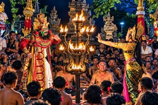 Ubud Kecak Ramayana and Fire Dance in Ubud Temple