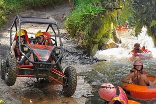 UTV Buggy Bali and Cave Lazy Tubing with Lunch and Transfers
