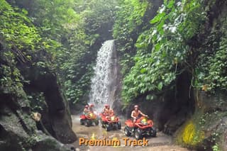 Bali ATV Ride through Waterfall, Jungle, Cave, River, Long Tunnel