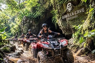 Bali: Driver your own Atv in ubud and water tubing experience